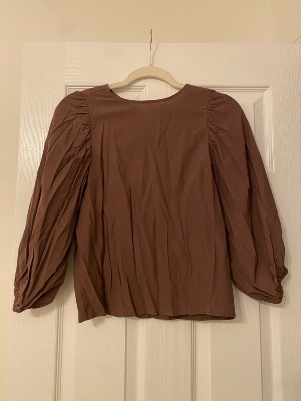 bohme Mauve Puff Sleeve Blouse